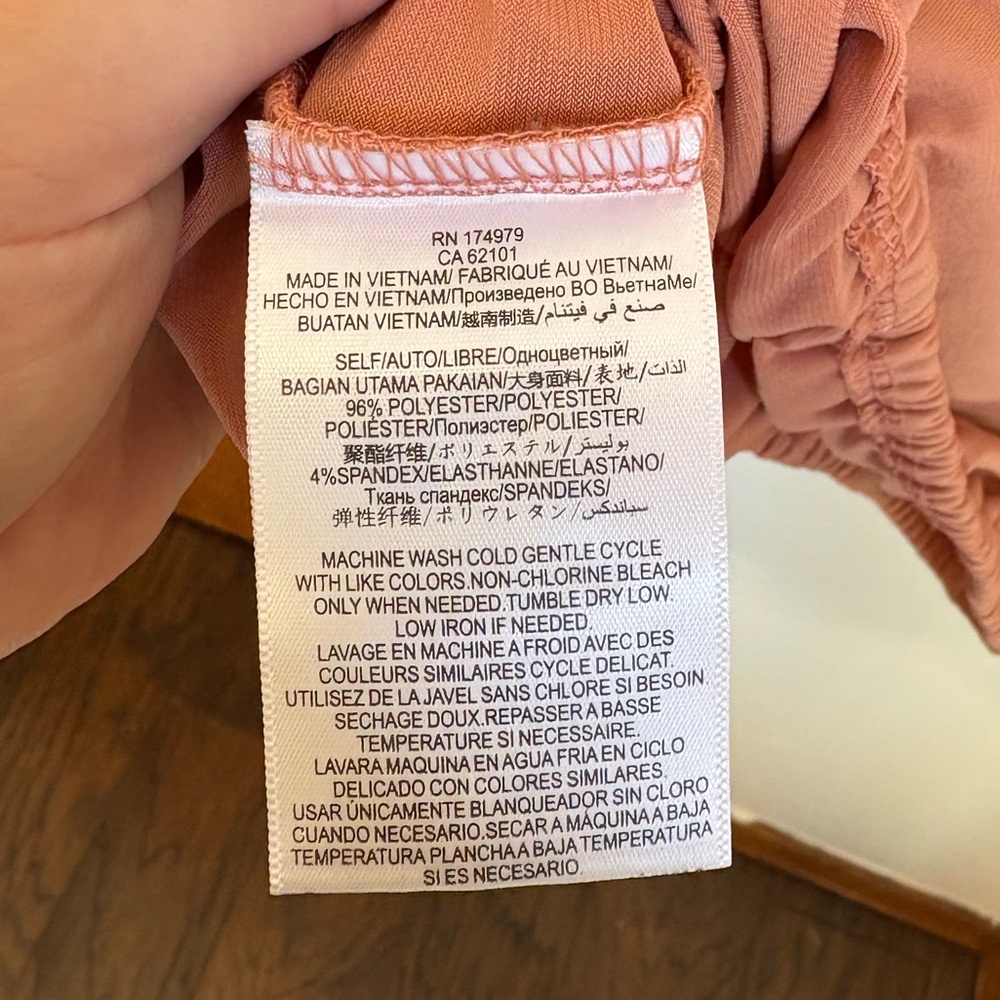 BCBGeneration Women's Coral Pink Bubble Tank Top - Picture 5 of 7